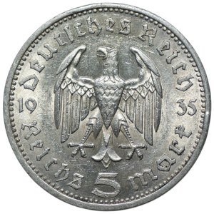 Germany, 5 reichsmark A 1935