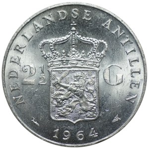Antilles néerlandaises, 2 1/2 florins 1964
