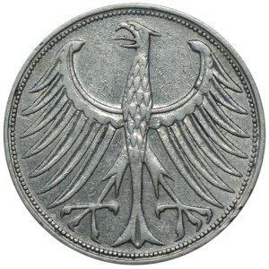Niemcy, 5 marek F 1951