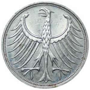 Germany, 5 marks 1965