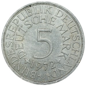 Germany, 5 marks J 1972