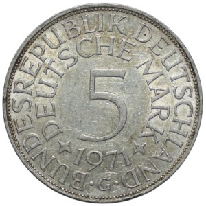 Germany, 5 marks G 1971
