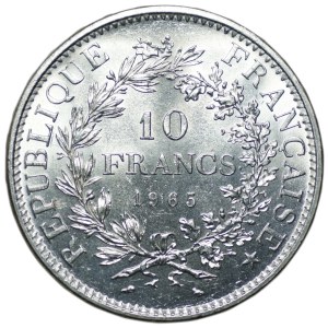 France, 10 francs 1965