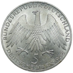 Germania, 5 marzo 1968, 150° anniversario della nascita di Friedrich Wilhelm Raiffeisen