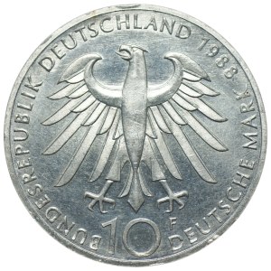 Germany, 10 marks 1988, 100th anniversary of Carl Zeiss' death