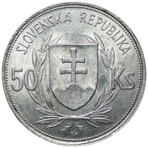Słowacja, 50 koron 1944, 5 rocznica - Republika Słowacka