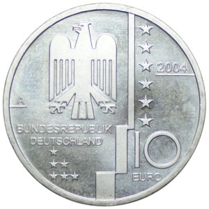 Niemcy, 10 euro 2004, Bauhaus w Dessau
