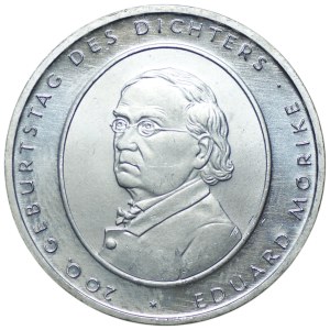 Germany, 10 Euro 2004, 200th anniversary of the birth of Edward Mörike