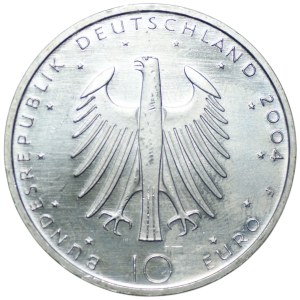 Germany, 10 Euro 2004, 200th anniversary of the birth of Edward Mörike
