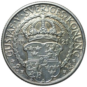 Szwecja, 2 korony 1921