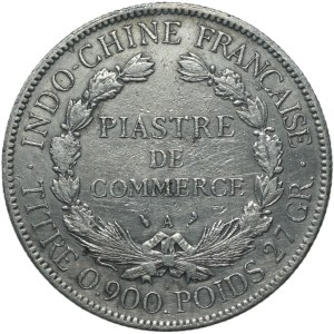 French Indochina, 1 piastr 1909