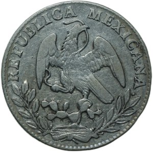 Mexico, 2 reals 1863, Mo TH