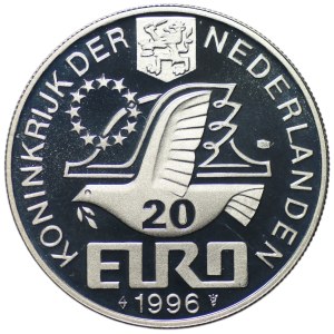 Pays-Bas, 20 euro 1996, Willem Barents
