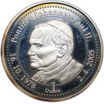 Vatican, John Paul II medal, one ounce of pure silver, CHI Valcambi