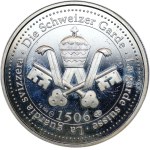 Vatican, John Paul II medal, one ounce of pure silver, CHI Valcambi