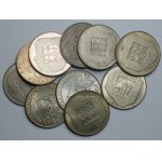 200 Gold (1974-1976) ,Map, Olympics, set of 10 pieces