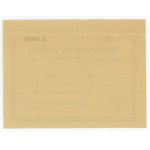 Ministry of the Treasury, certificate of registration of bonds, 1918