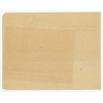 Polish National Loan Fund, certificate of purchase of securities, 1917