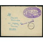 Letter envelope with PWJS stamps, 1974