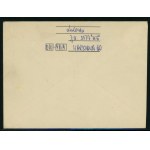 Letter envelope with PWJS stamps, 1977