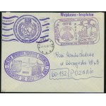 Letter envelope with PWJS stamps, 1978