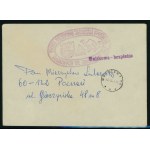 Letter envelope with PWJS stamps, 1975