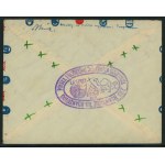 Letter envelope with PWJS stamps, 1974