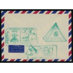 Letter envelope with PWJS stamps, 1978