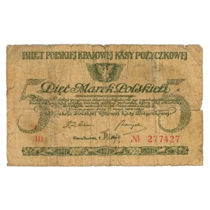 5 Polish marks 1919, IB series