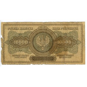10,000 Polish marks 1922, series H