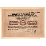 Polskie Fabryki Gięte Mebli "Thonet-Mundus" S.A., collective action 10,000 zlotys (100 x 100 zlotys) 1934