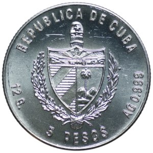 Cuba, 5 pesos 1981, 14th Central American and Caribbean Games