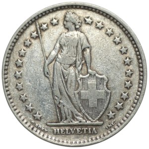 Szwajcaria, 2 franki 1920, B