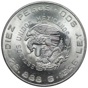 Meksyk, 10 peso 1956