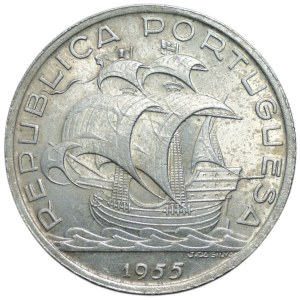 Portogallo, 10 escudo 1955