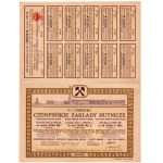 Czempińskie Zakłady Hutnicze S.A., collective share of 50,000 Polish marks (50 x 1,000 marks) 1923, UNNOTED NOMINATION