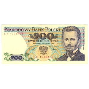 200 złotych 1988, seria EF