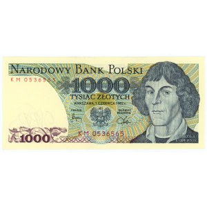 1.000 złotych 1982, seria KM