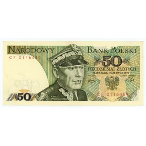 50 złotych 1979, seria CF