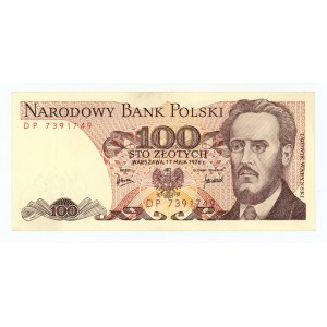 100 złotych 1976, seria DP