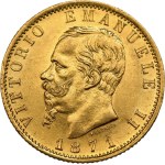 Italy, Victor Emmanuel II, 20 lira 1871, low mintage