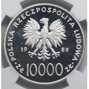 10.000 złotcyh 1989, Jan Paweł II, NGC PF 67 ULTRA CAMEO