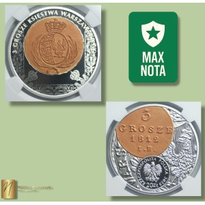 20 zloty 2025, 3 pennies of the Duchy of Warsaw, NGC PF70 ULTRA CAMEO