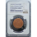 20 zloty 2025, 3 pennies of the Duchy of Warsaw, NGC PF70 ULTRA CAMEO