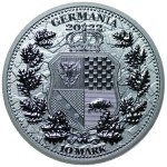 Germany, 10 marks 2022, Polonia and Germania, 2 oz