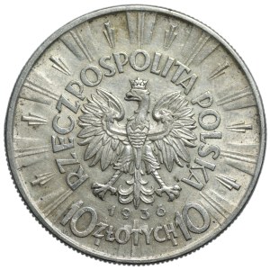 10 zloty 1936, Józef Piłsudski