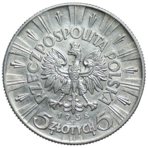 5 gold 1938, Józef Piłsudski