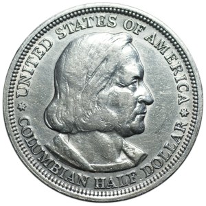 USA, 1/2 dollar 1893, World's Columbian Exposition in Chicago
