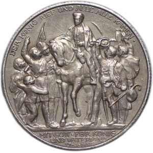 German Empire 2 marks, 1913 100th anniversary of the declaration of war against France