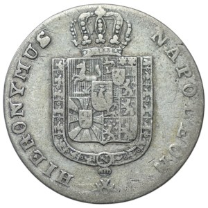 Westphalia, Jerome Napoleon, 1/6 thaler 1813 B,